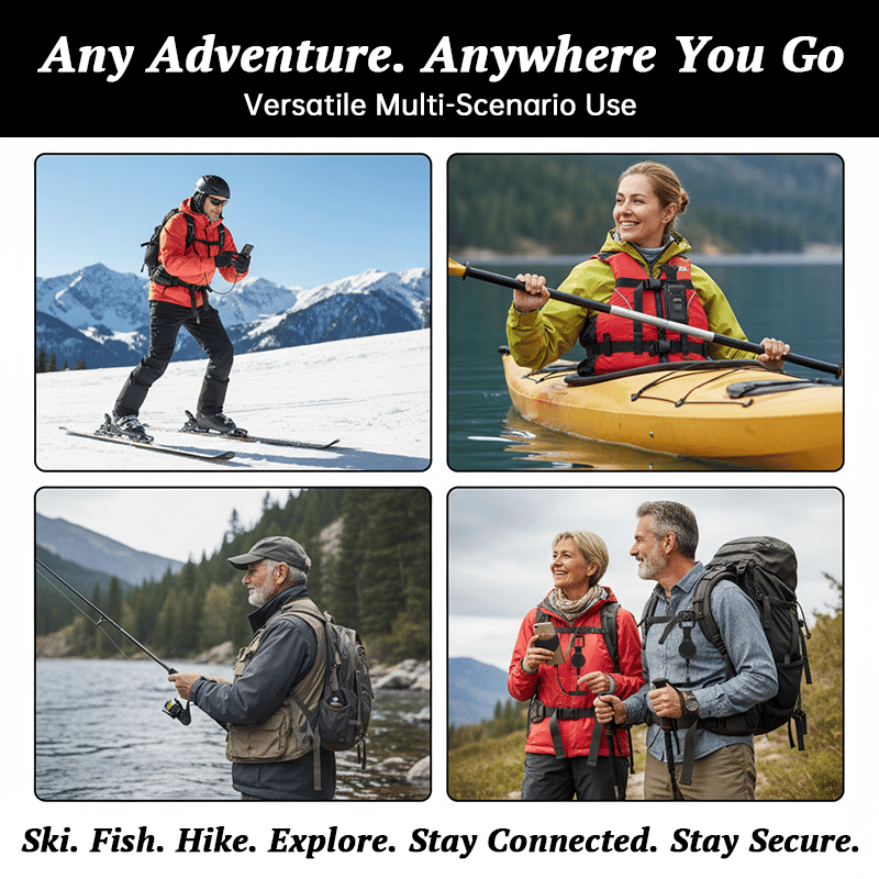 📱🔒 PhoneGuard Pro – Outdoor Anti-Theft Retractable Phone Lanyard