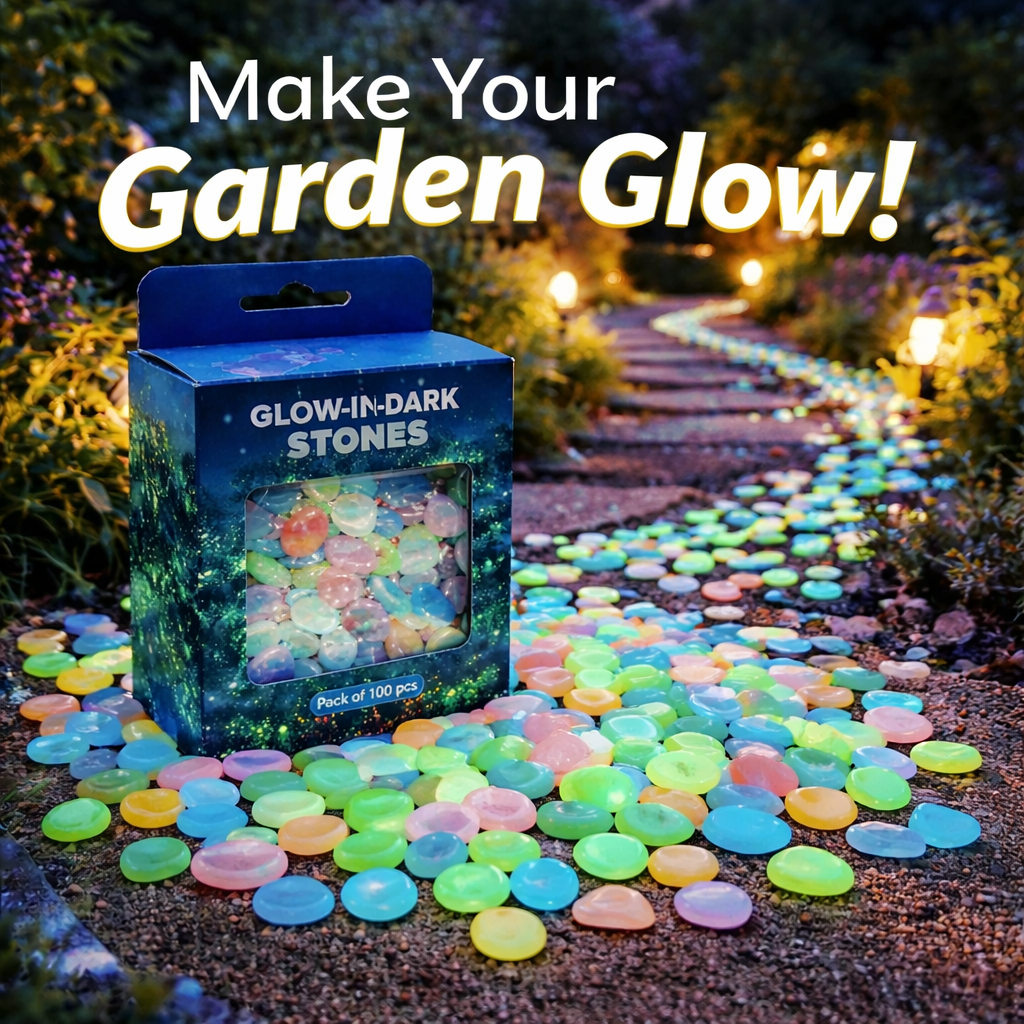 Glow-in-the-Dark Garden & Décor Pebbles | BUY 1 GET 1 FREE