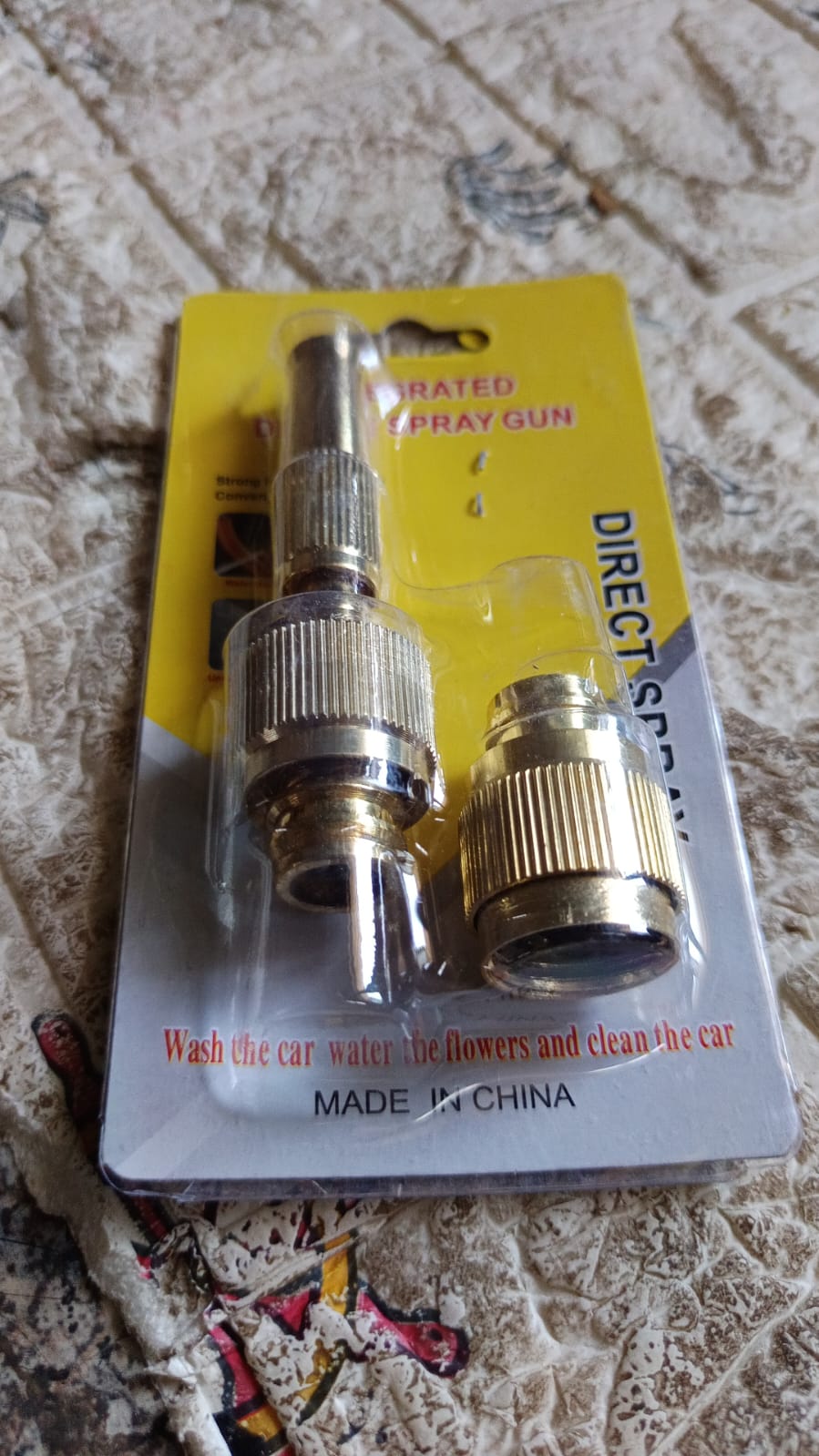 🔥 Premium Brass Spray Nozzle | Adjustable Jet for Car & Garden | Buy 1 Get 1 Free
