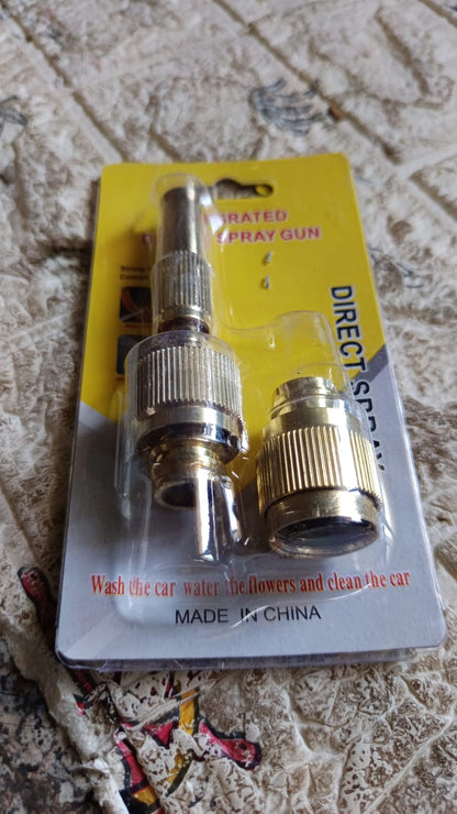🔥 Premium Brass Spray Nozzle | Adjustable Jet for Car & Garden | Buy 1 Get 1 Free