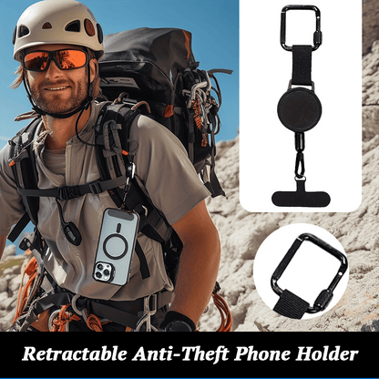 📱🔒 PhoneGuard Pro – Outdoor Anti-Theft Retractable Phone Lanyard