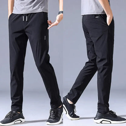 Pack of 3 Mega-Offer 😍 Premium-Quality Smooth Soft Stretch Lycra Pants (Black, Grey And Dark Blue)