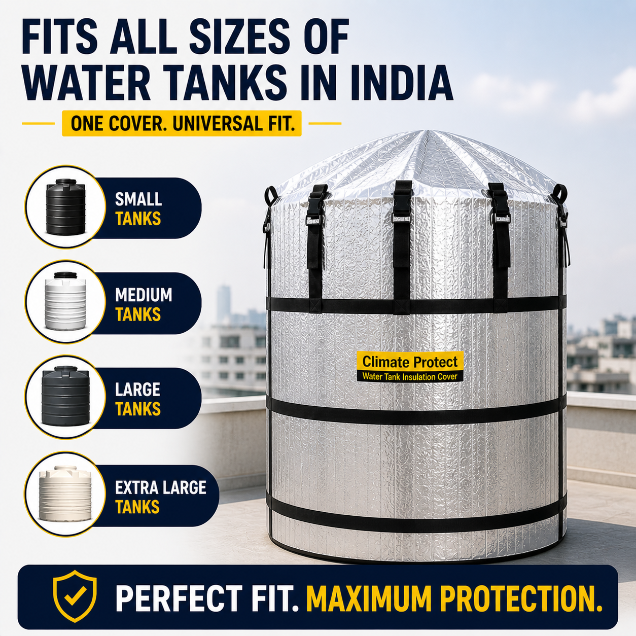Climate Protect Water Tank™ Insulation Cover